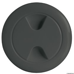 Inspectieluik zwart polypropyleen 127 mm